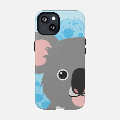 Cute Cartoon Koala iPhone Case — Tough Magnetic | MagSafe Compatible