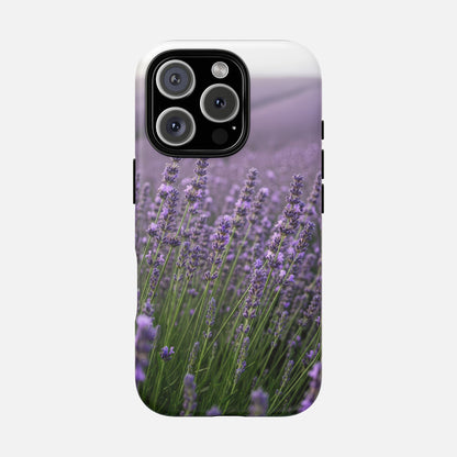Lavender Field Phone Case — Tough Magnetic Protective Case iPhone 16 Pro Matte Phone Case