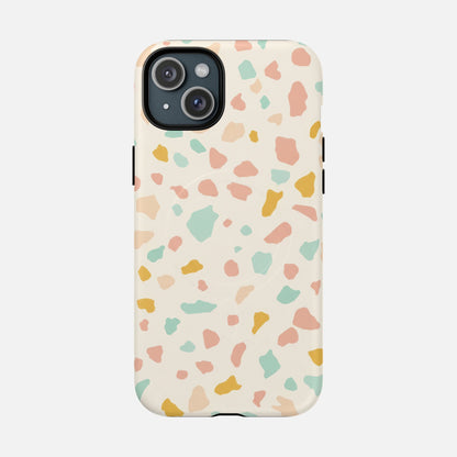 Terrazzo Pastel iPhone Case — Tough Magnetic | MagSafe Compatible