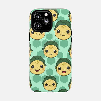 Cute Turtle Pattern Phone Case — Tough Magnetic Protective iPhone Cover iPhone 13 Pro Max Matte Phone Case