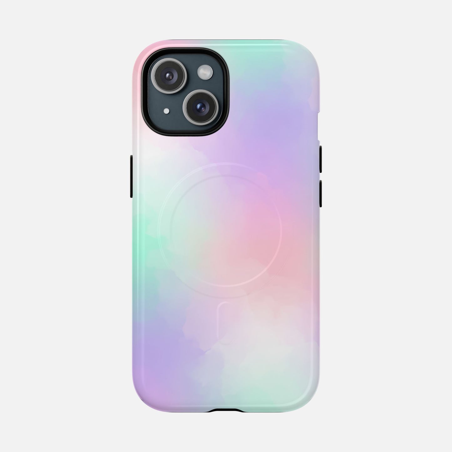 Pastel Gradient Soft Pink, Mint & Lavender iPhone Case — Tough Magnetic | MagSafe Compatible