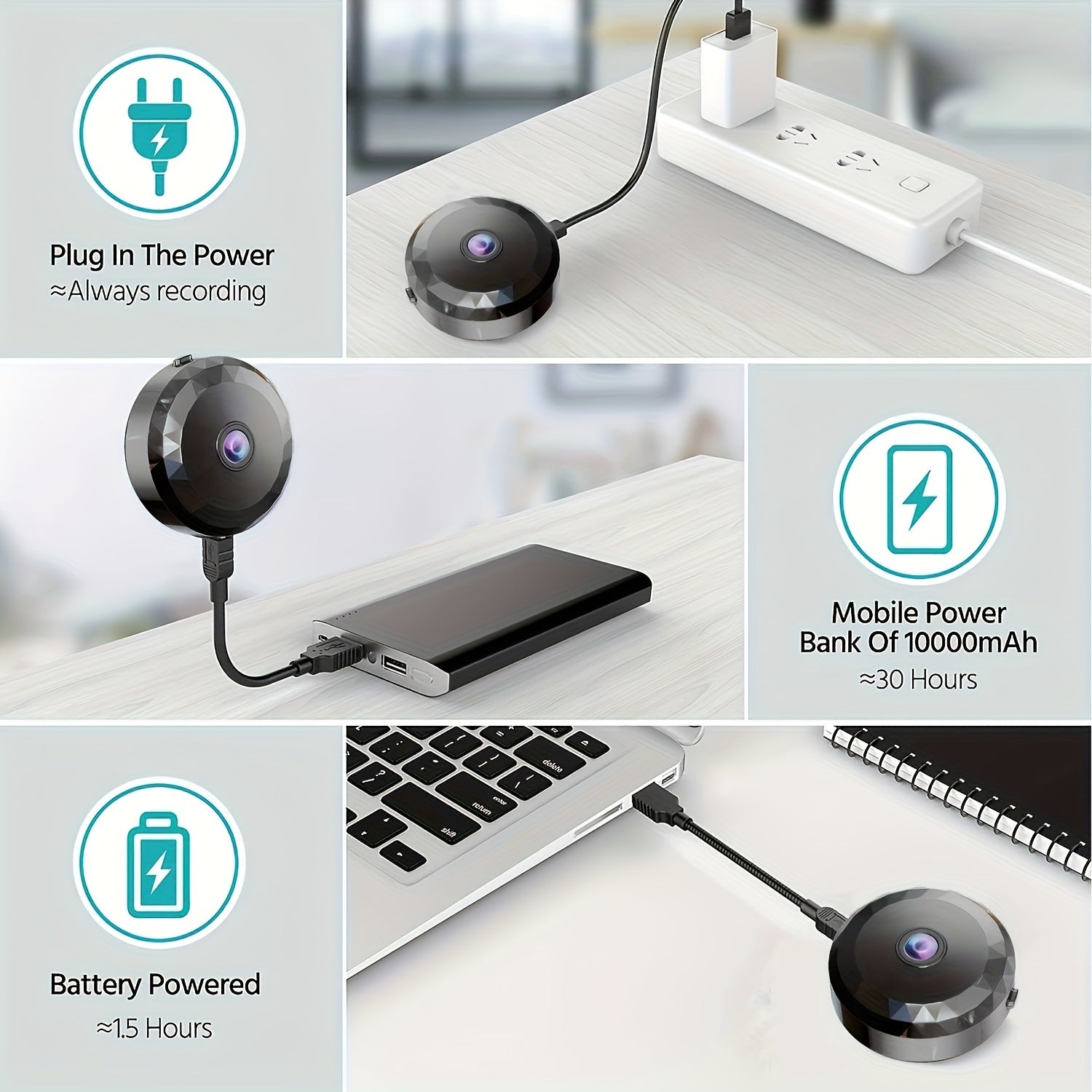 Mini WiFi Security Camera - Night Vision, Motion Detection, App-Controlled - Zaidni Store