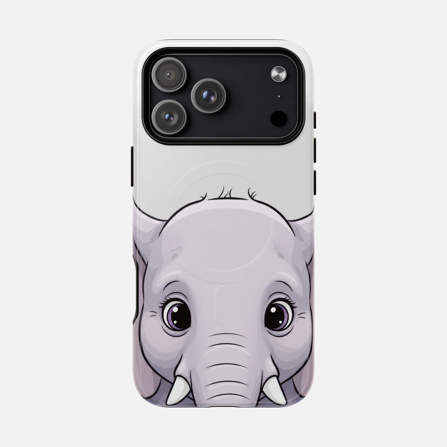 Cute Elephant iPhone Case — Tough Magnetic | MagSafe Compatible