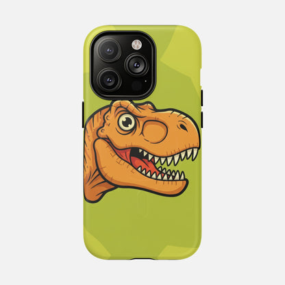 Dino Roar iPhone Case — Tough Magnetic | MagSafe Compatible