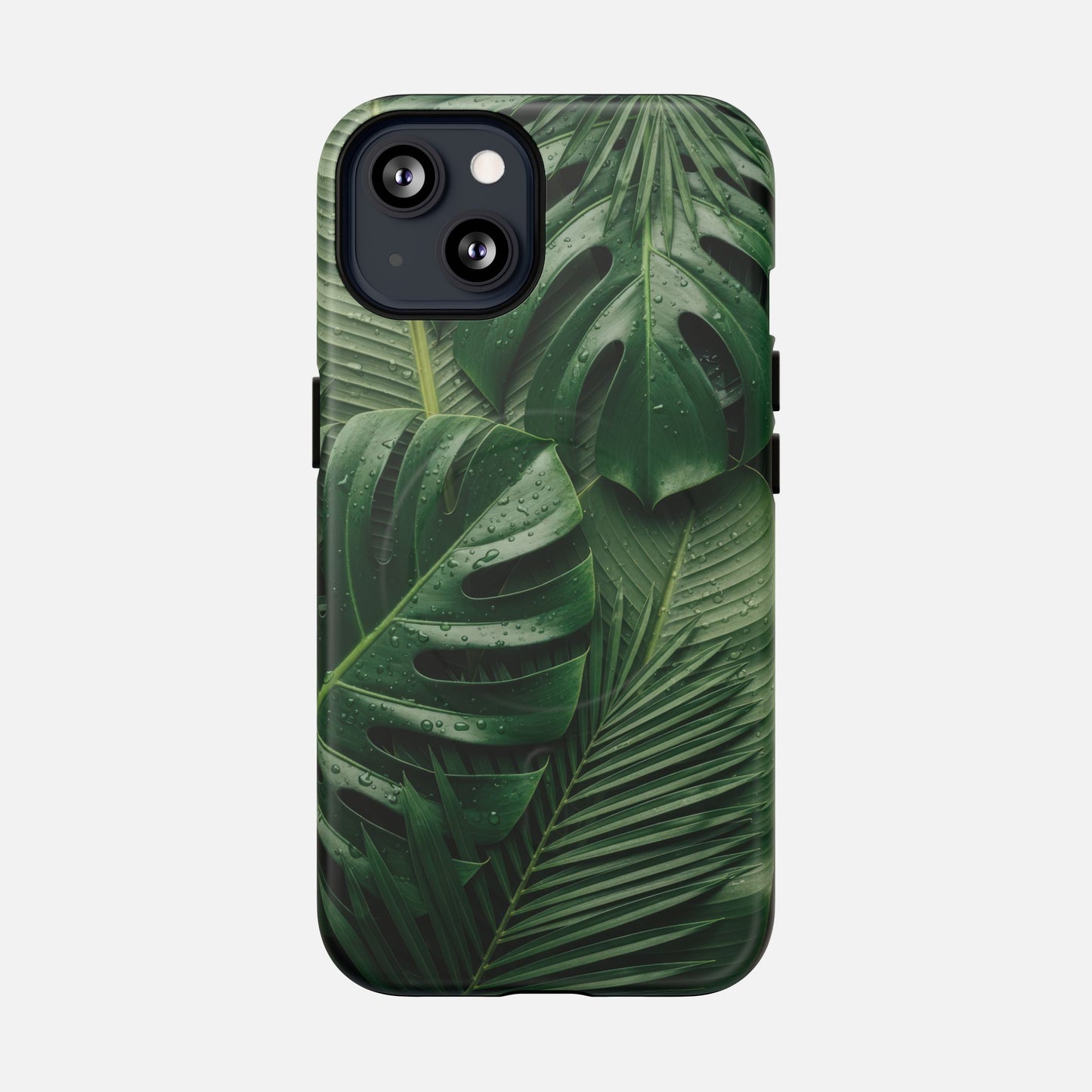 Tropical Monstera Magnetic Phone Case — Tough Protective iPhone Cover iPhone 13 Matte Phone Case
