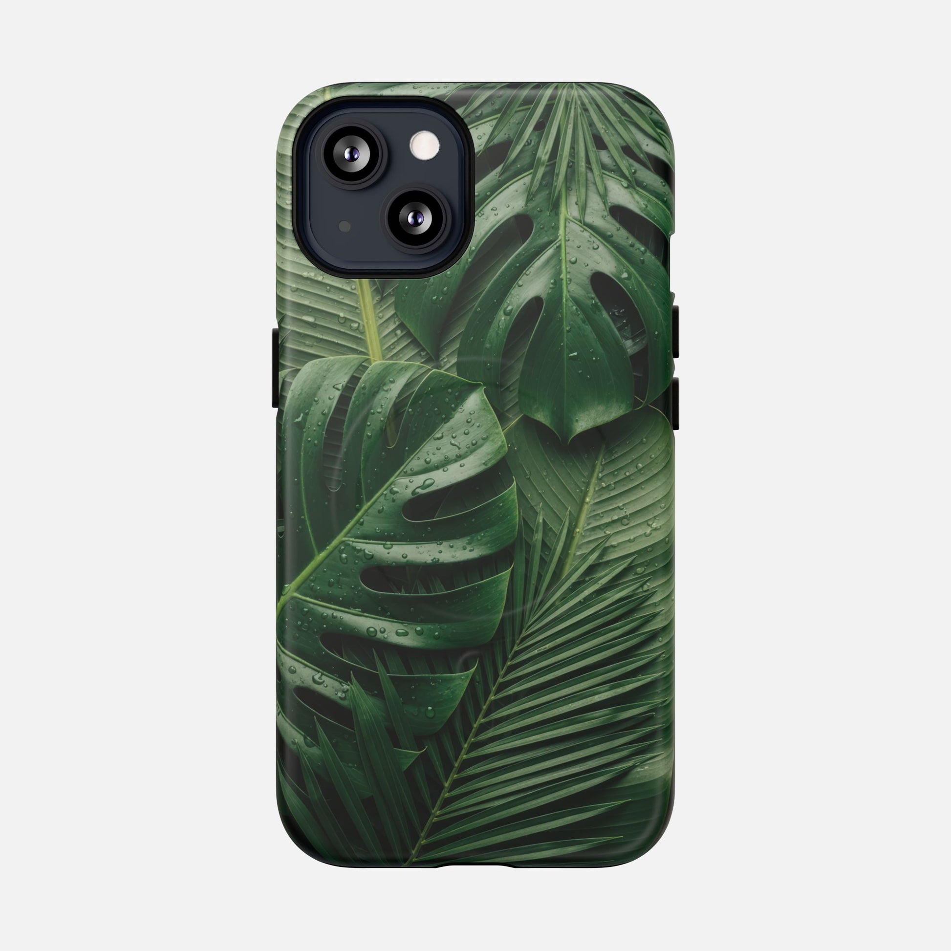 Tropical Monstera Magnetic Phone Case — Tough Protective iPhone Cover iPhone 13 Matte Phone Case