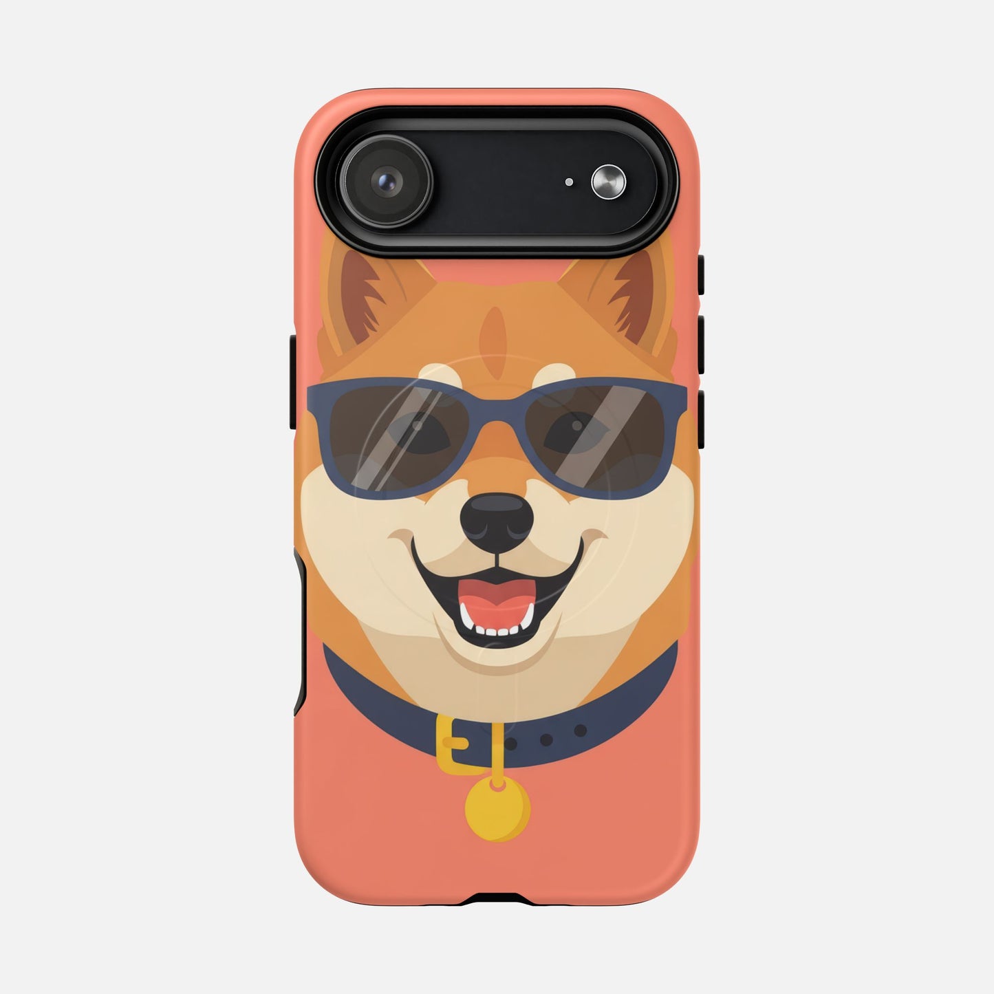Cool Shiba Inu Sunglasses iPhone Case — Tough Magnetic | MagSafe Compatible