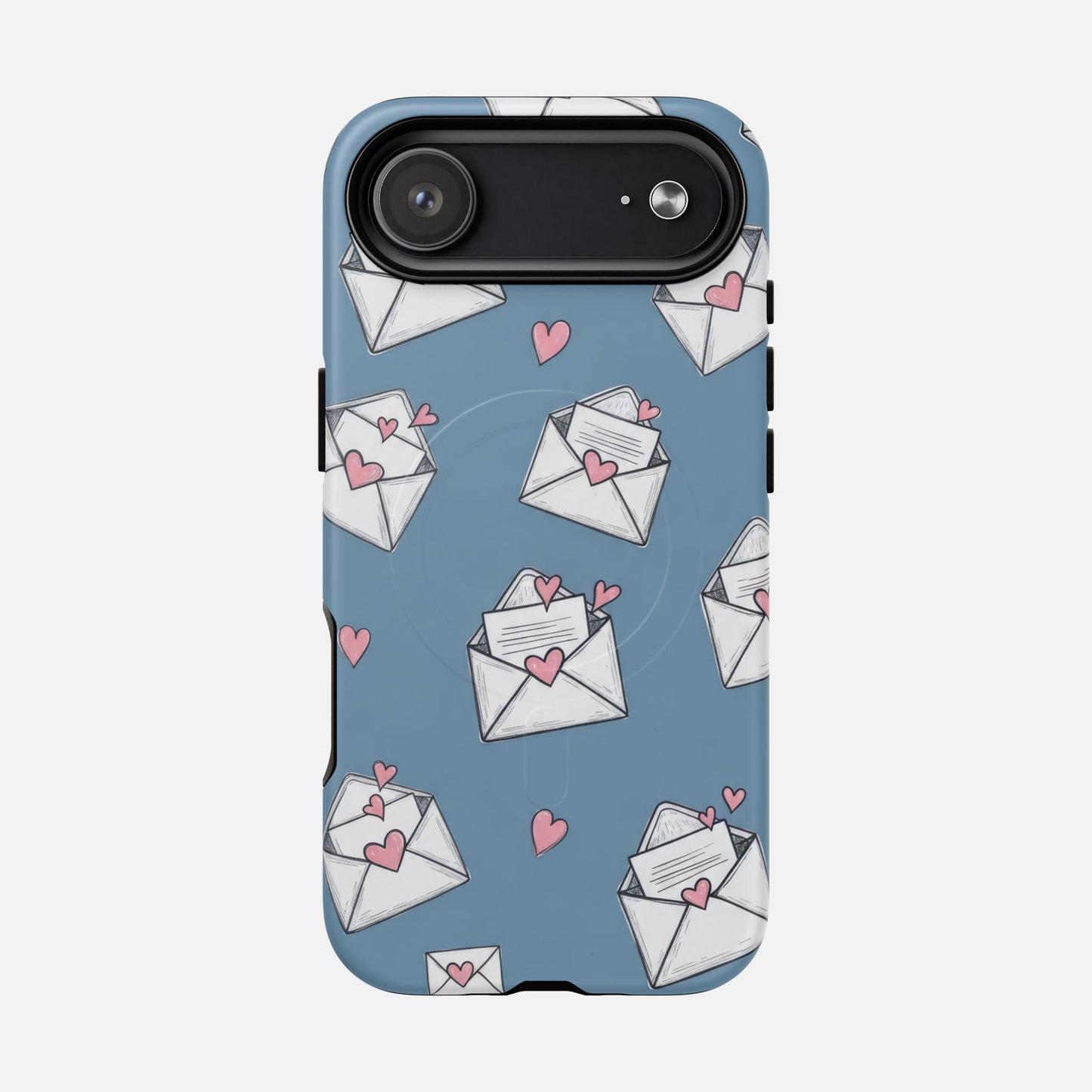 Love Letter Envelopes Pattern iPhone Case — Tough Magnetic | MagSafe Compatible