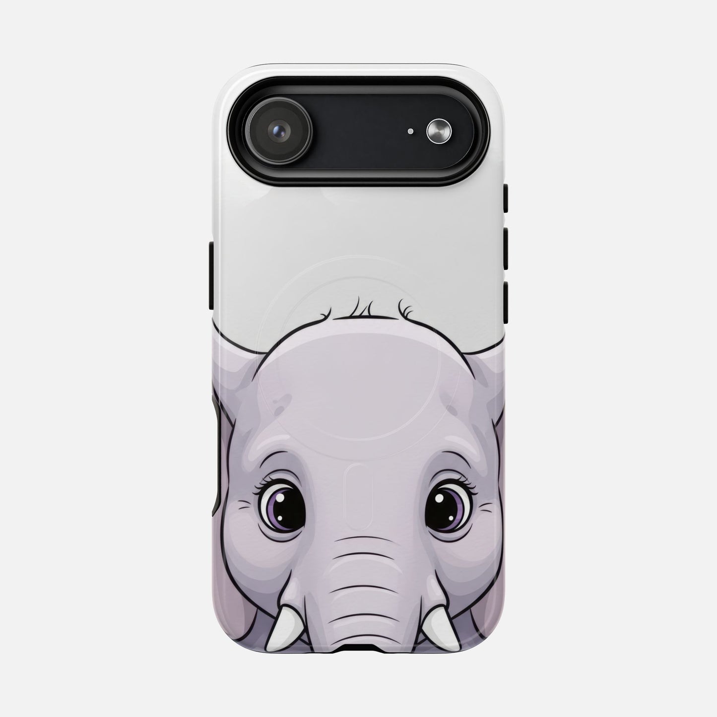 Cute Elephant iPhone Case — Tough Magnetic | MagSafe Compatible