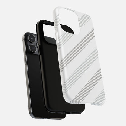 Minimal Diagonal Stripe iPhone Case — Tough Magnetic | MagSafe Compatible