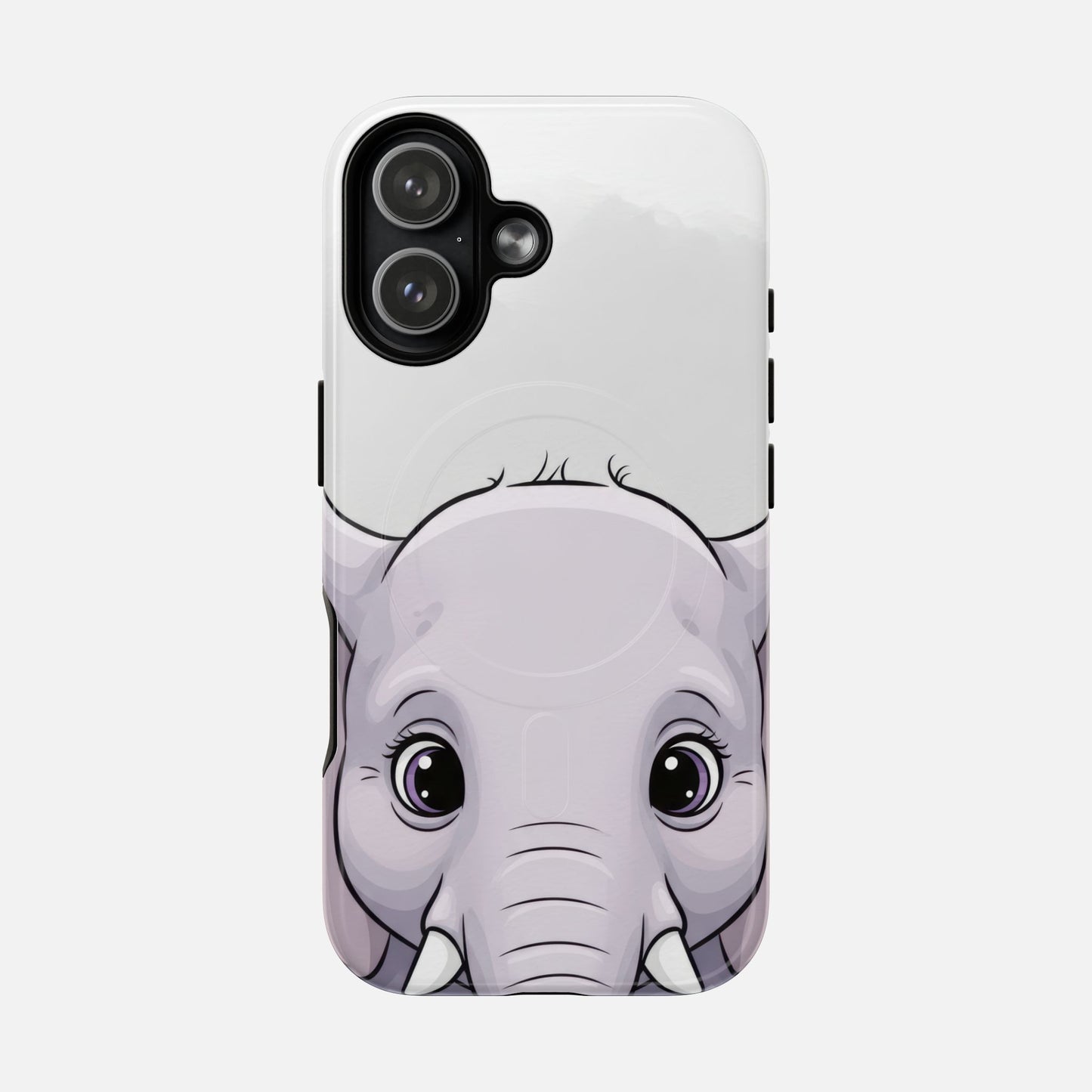 Cute Elephant iPhone Case — Tough Magnetic | MagSafe Compatible