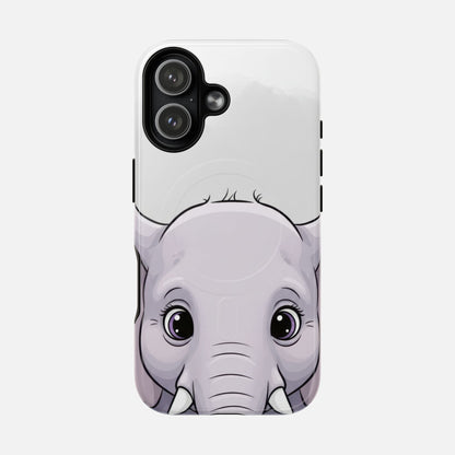 Cute Elephant iPhone Case — Tough Magnetic | MagSafe Compatible