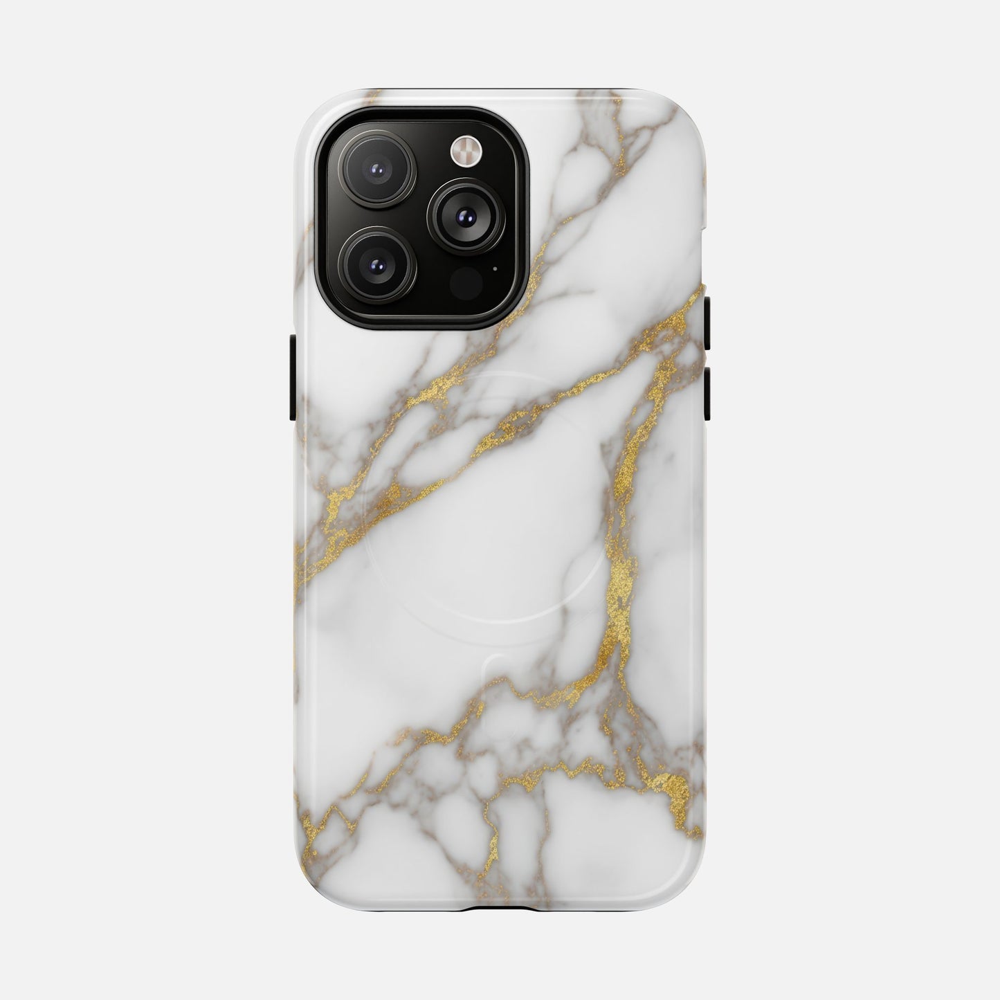 Marble Gold iPhone Case — Tough Magnetic | MagSafe Compatible