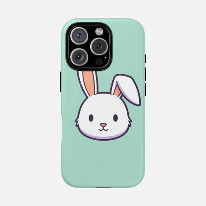 Cute Rabbit iPhone Case — Tough Magnetic | MagSafe Compatible