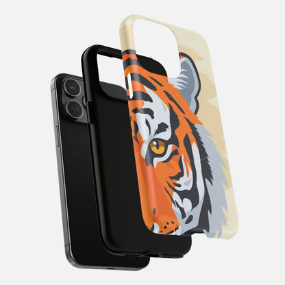 Tiger Face iPhone Case — Tough Magnetic | MagSafe Compatible