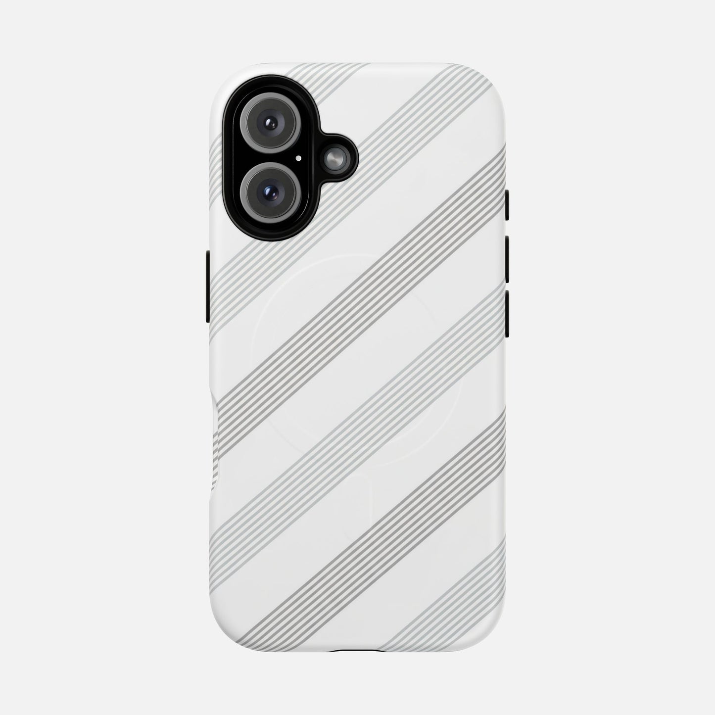 Minimal Diagonal Stripe iPhone Case — Tough Magnetic | MagSafe Compatible
