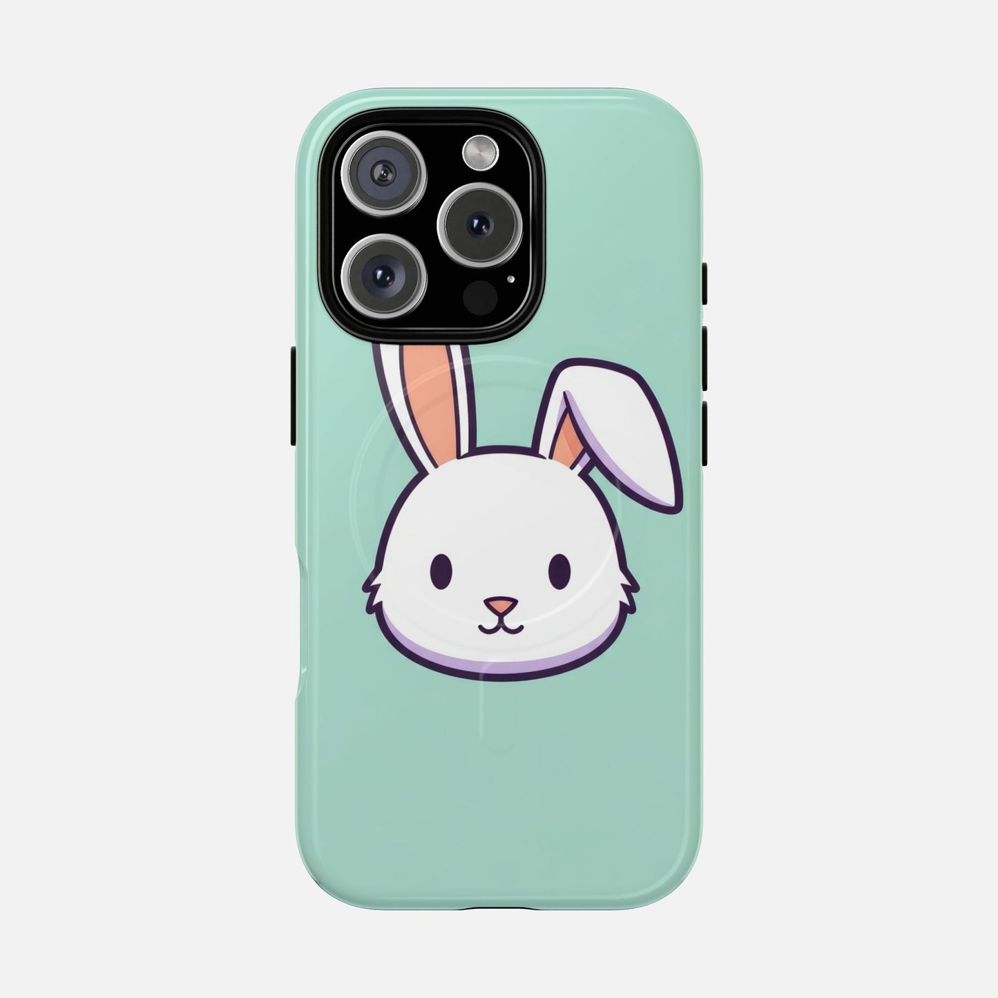 Cute Rabbit iPhone Case — Tough Magnetic | MagSafe Compatible
