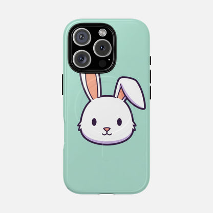 Cute Rabbit iPhone Case — Tough Magnetic | MagSafe Compatible