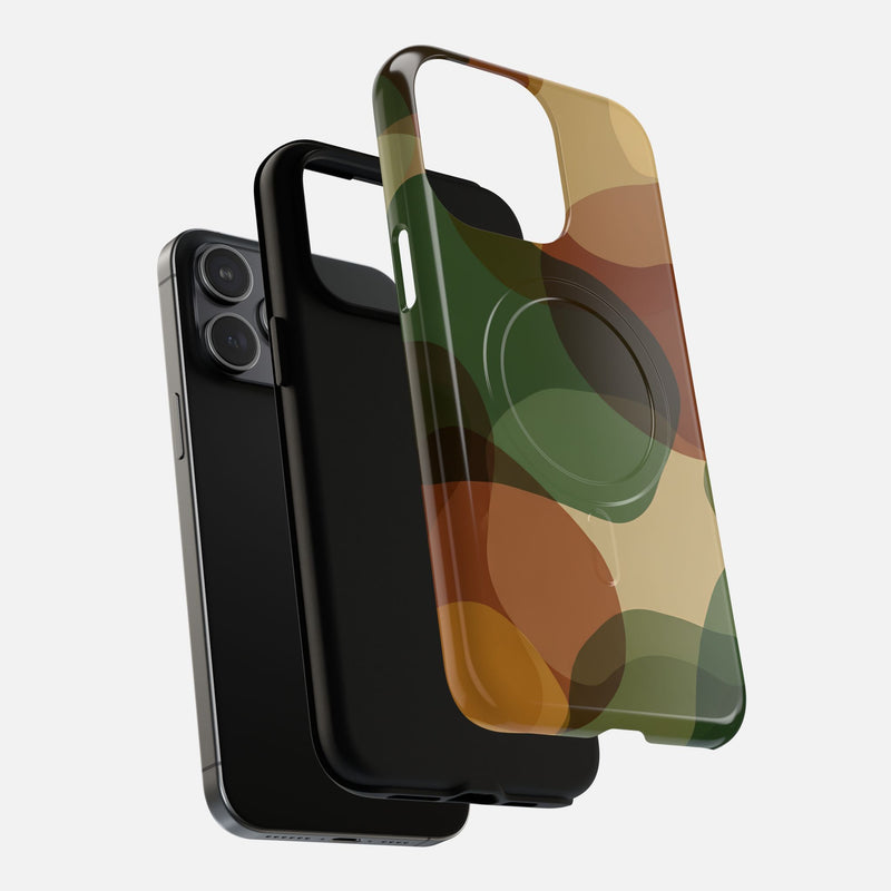 Camo Magnetic Rugged Military-Style iPhone Case — Tough Magnetic | MagSafe Compatible