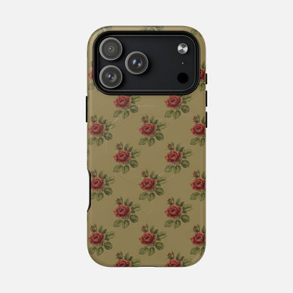 Vintage Rose iPhone Case — Tough Magnetic | MagSafe Compatible