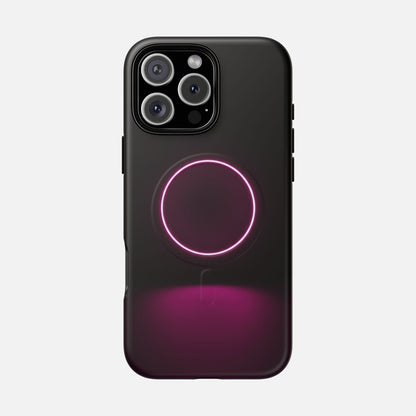 Neon Ring iPhone Case — Tough Magnetic | MagSafe Compatible