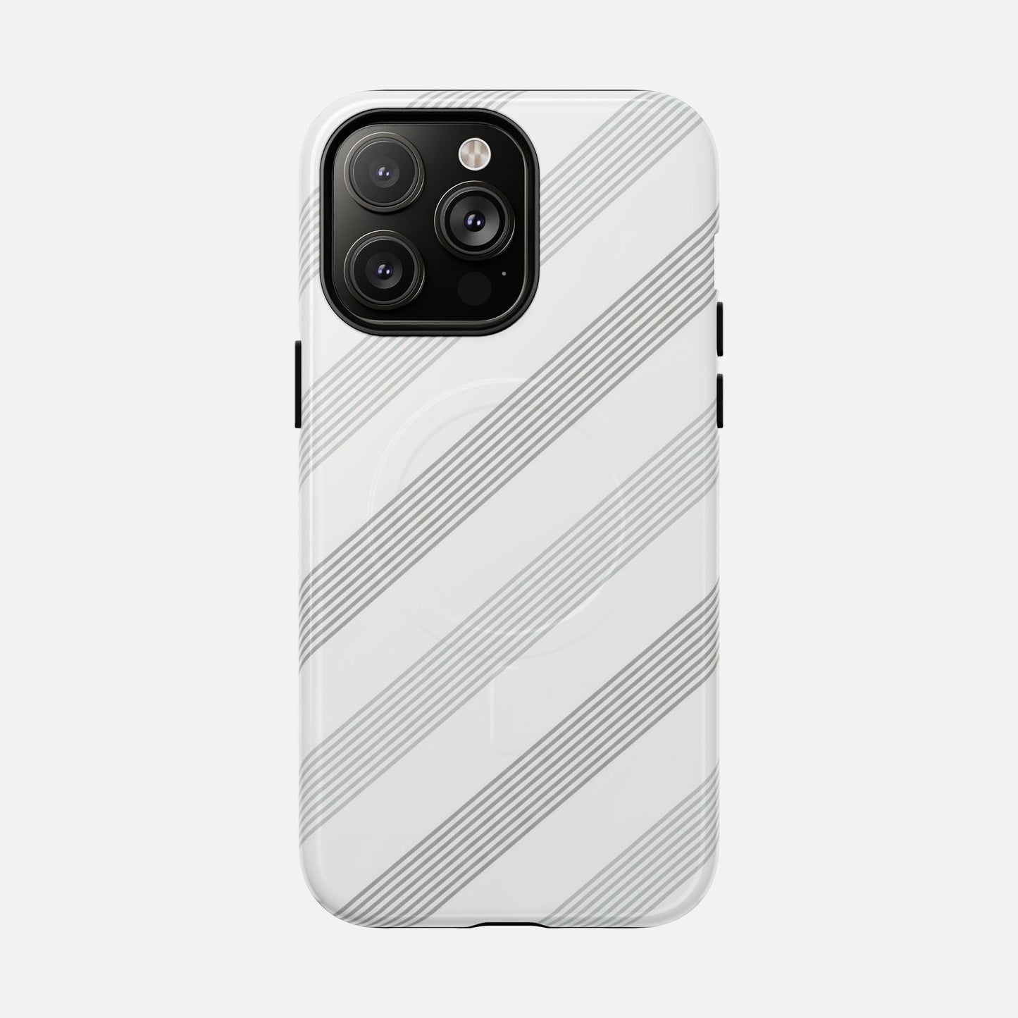 Minimal Diagonal Stripe iPhone Case — Tough Magnetic | MagSafe Compatible