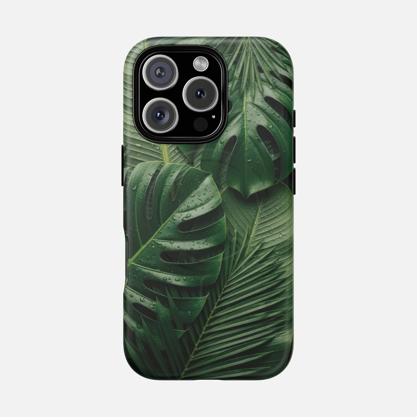Tropical Monstera Magnetic Phone Case — Tough Protective iPhone Cover iPhone 16 Pro Matte Phone Case