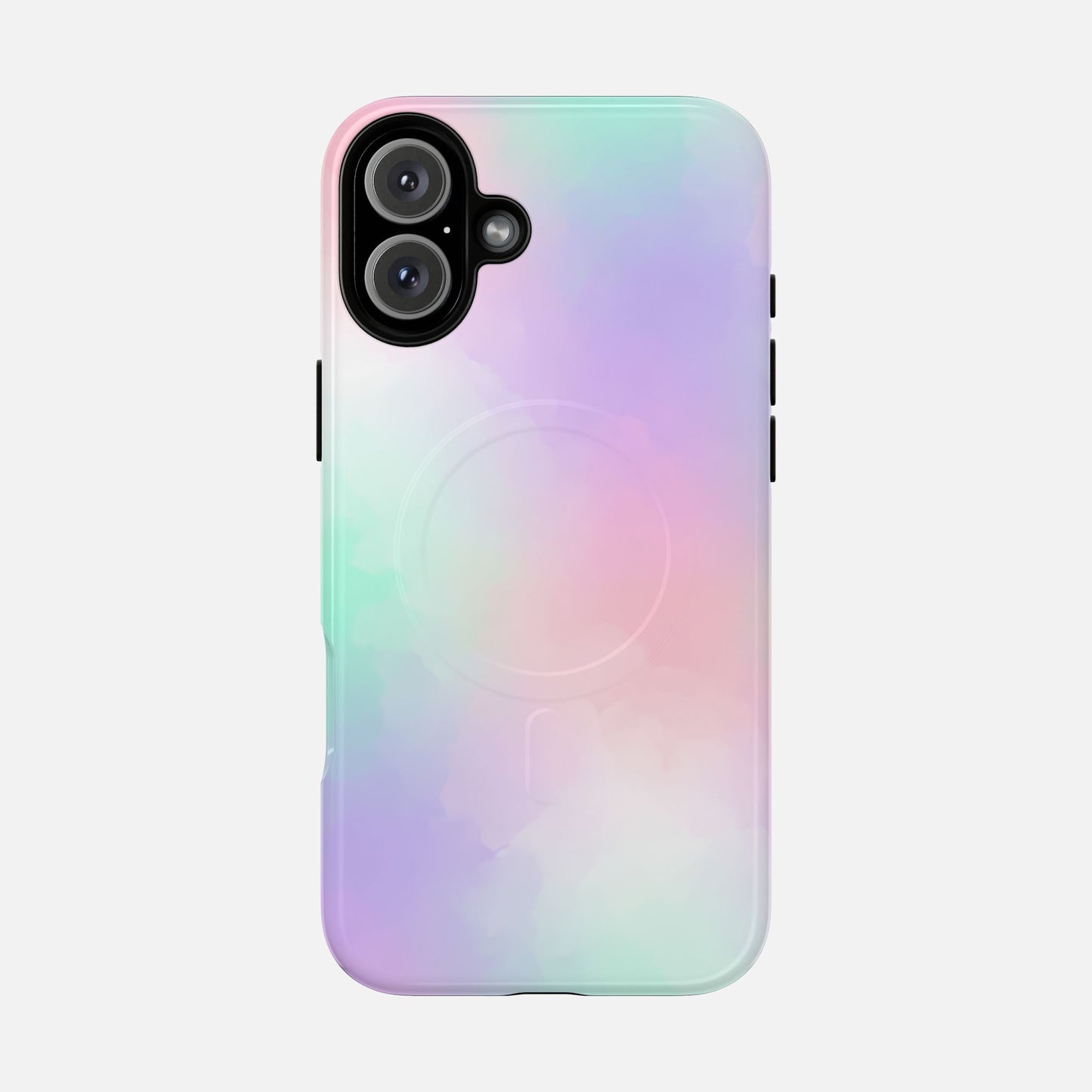 Pastel Gradient Soft Pink, Mint & Lavender iPhone Case — Tough Magnetic | MagSafe Compatible