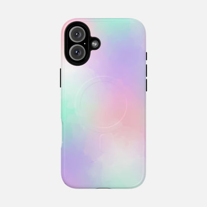 Pastel Gradient Soft Pink, Mint & Lavender iPhone Case — Tough Magnetic | MagSafe Compatible