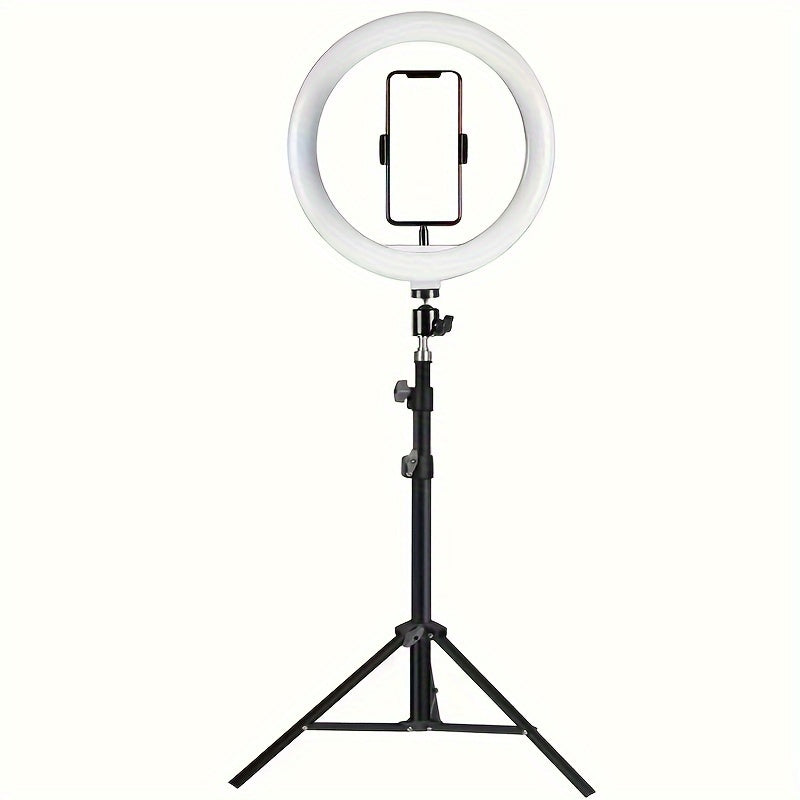 10-Inch LED Selfie Ring Light with Flexible Tripod & Phone Holder - Zaidni Store