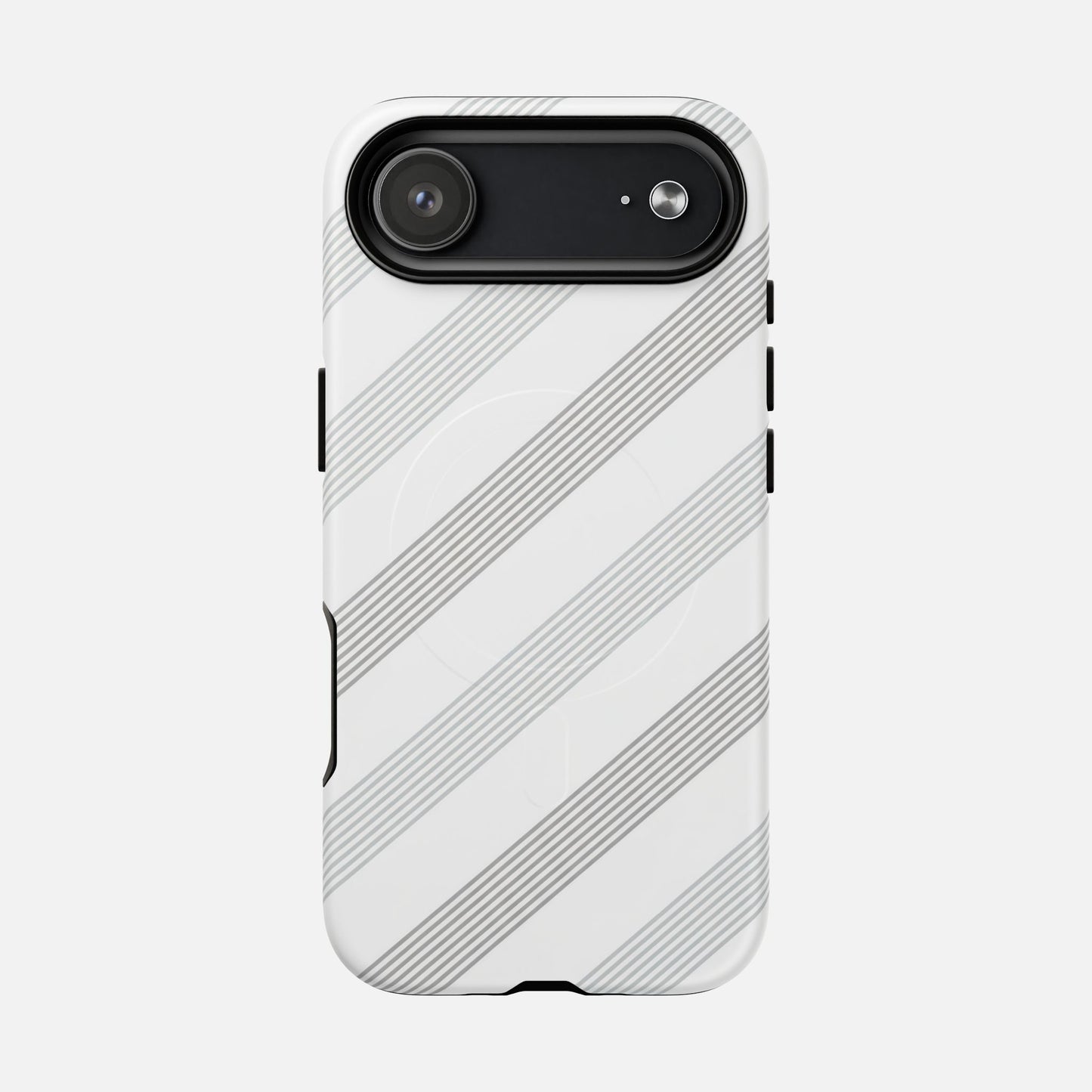 Minimal Diagonal Stripe iPhone Case — Tough Magnetic | MagSafe Compatible