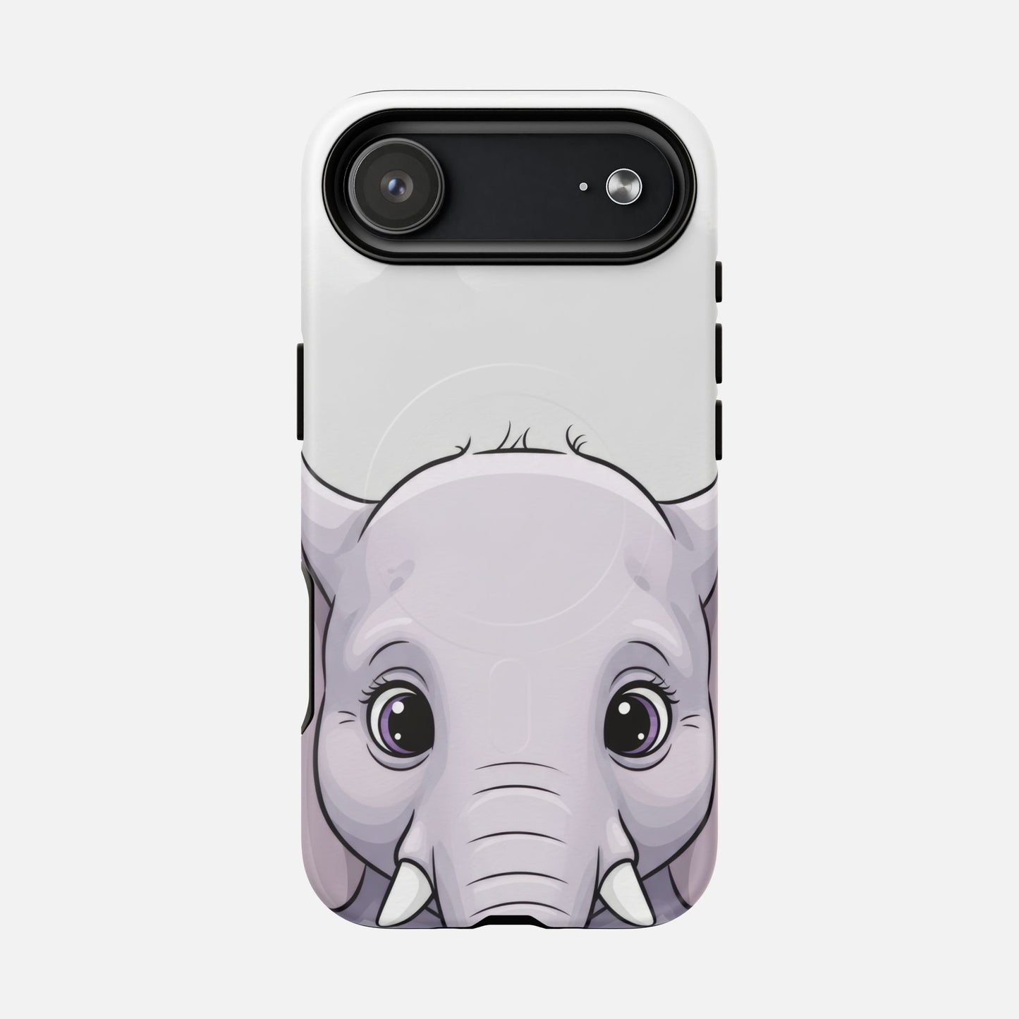 Cute Elephant iPhone Case — Tough Magnetic | MagSafe Compatible