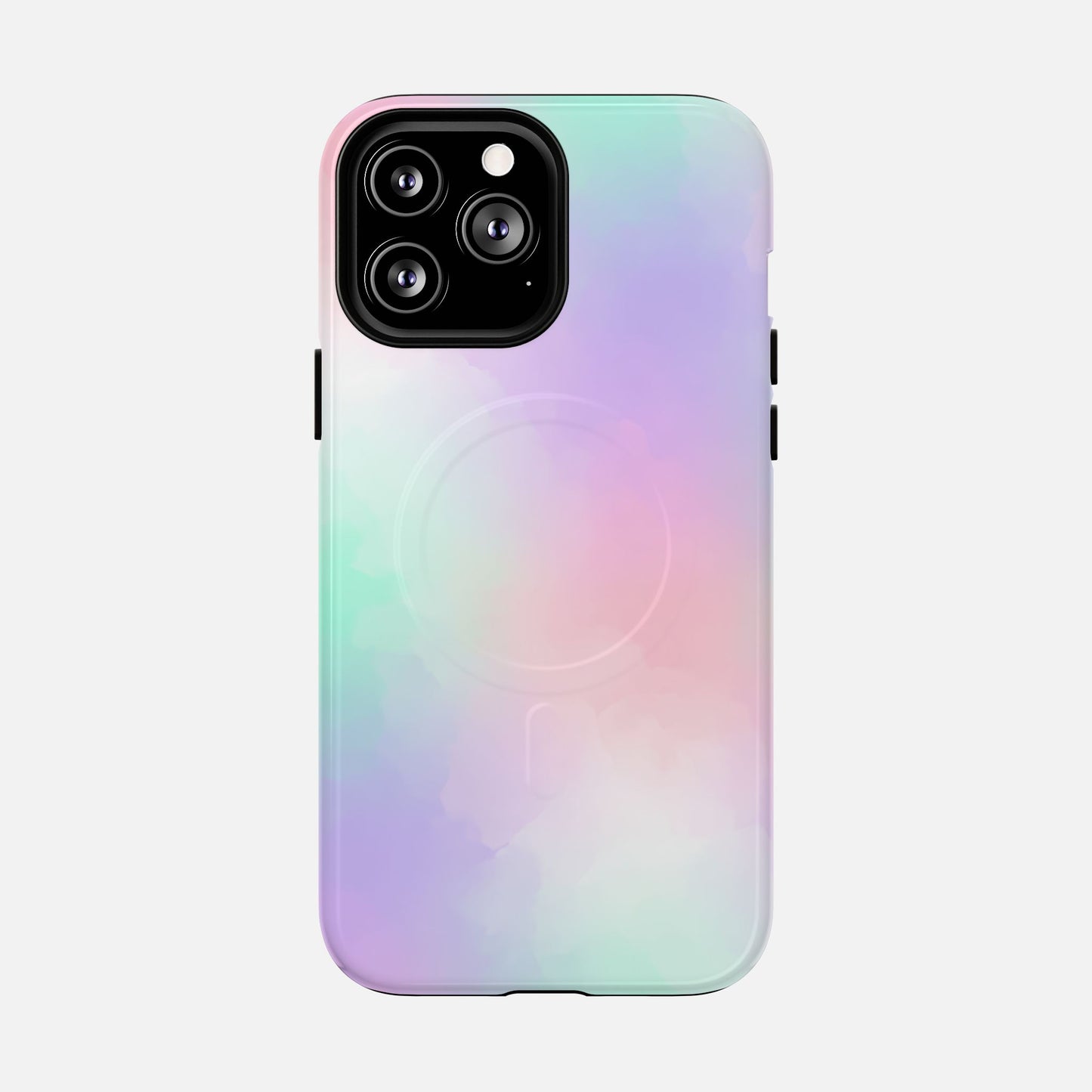 Pastel Gradient Soft Pink, Mint & Lavender iPhone Case — Tough Magnetic | MagSafe Compatible