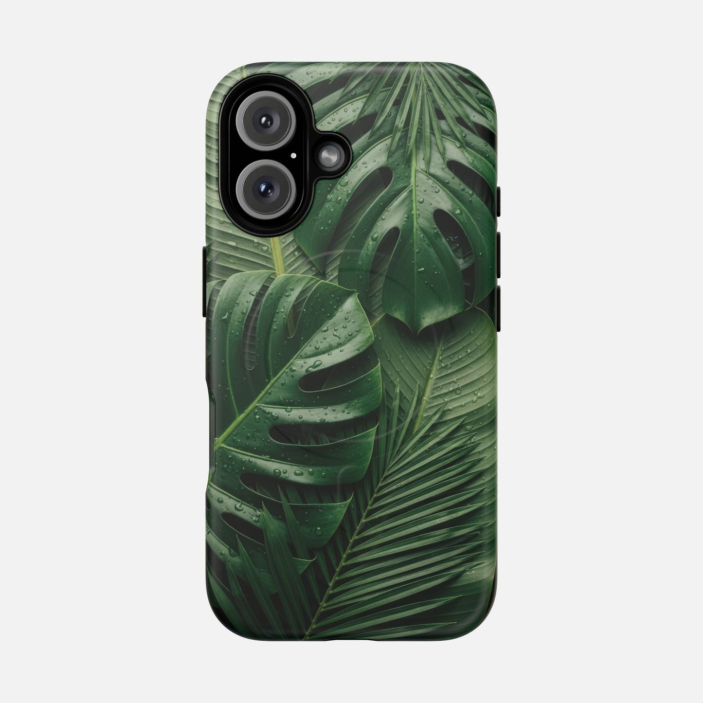 Tropical Monstera Magnetic Phone Case — Tough Protective iPhone Cover iPhone 16 Matte Phone Case