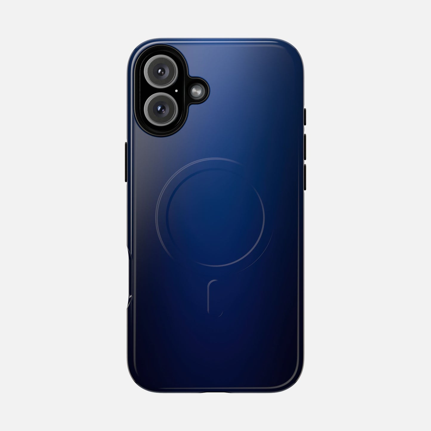 Smooth Dark Blue iPhone Case — Tough Magnetic | MagSafe Compatible