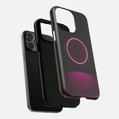 Neon Ring iPhone Case — Tough Magnetic | MagSafe Compatible