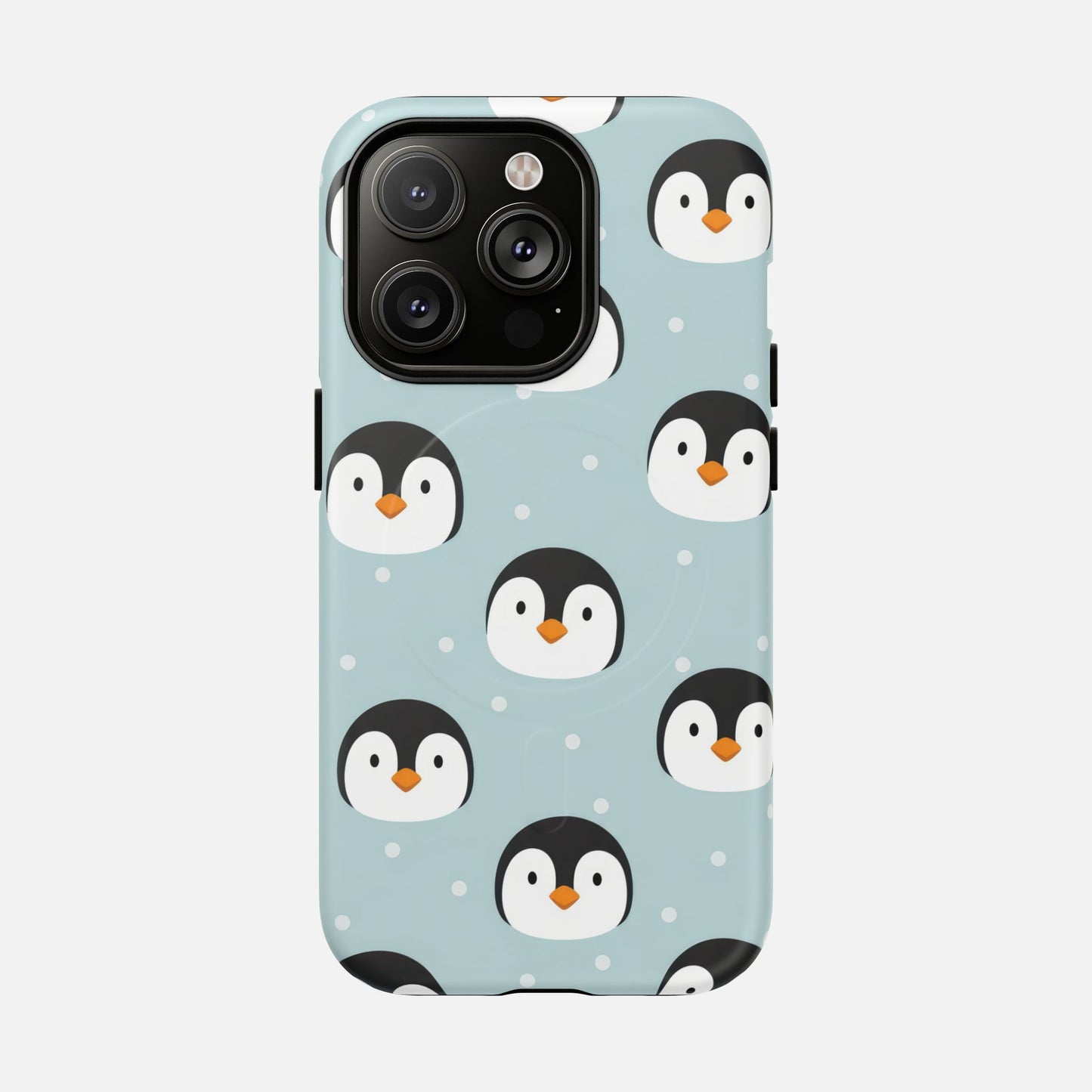 Penguin Pattern iPhone Case — Tough Magnetic | MagSafe Compatible