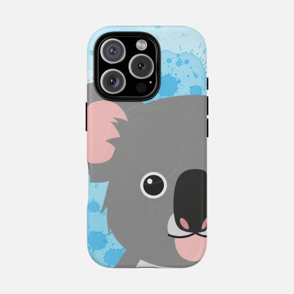 Cute Cartoon Koala iPhone Case — Tough Magnetic | MagSafe Compatible