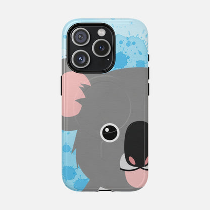 Cute Cartoon Koala iPhone Case — Tough Magnetic | MagSafe Compatible