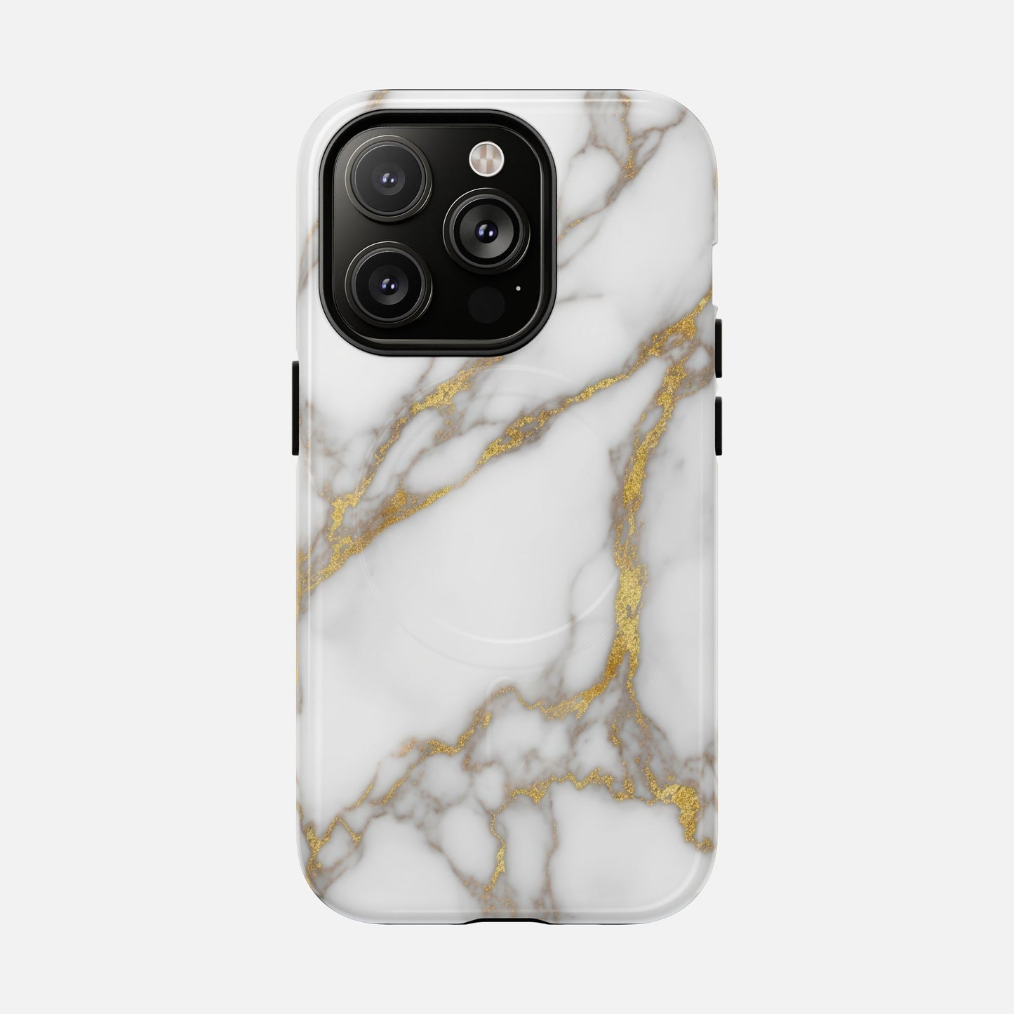 Marble Gold iPhone Case — Tough Magnetic | MagSafe Compatible