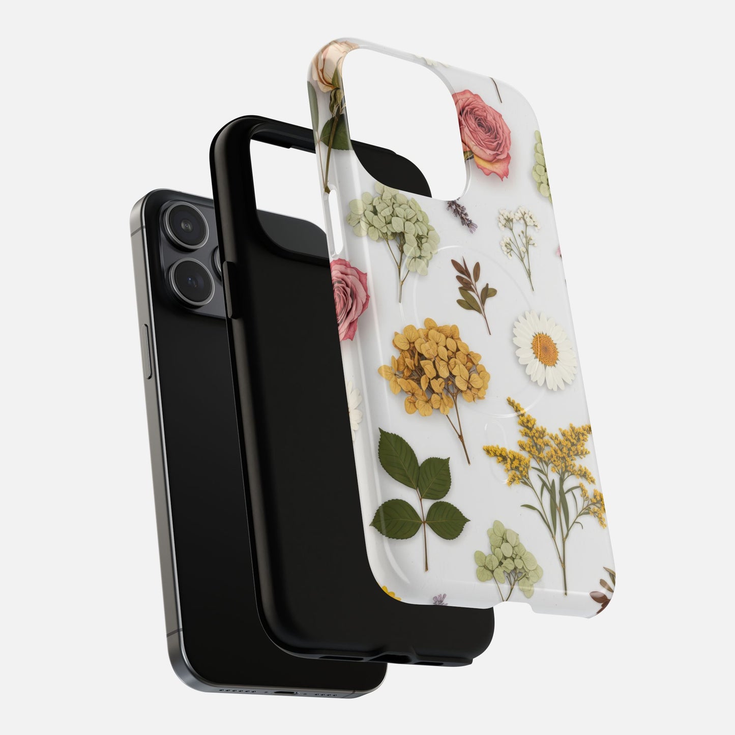 Botanical Dried Flowers Design iPhone Case — Tough Magnetic | MagSafe Compatible
