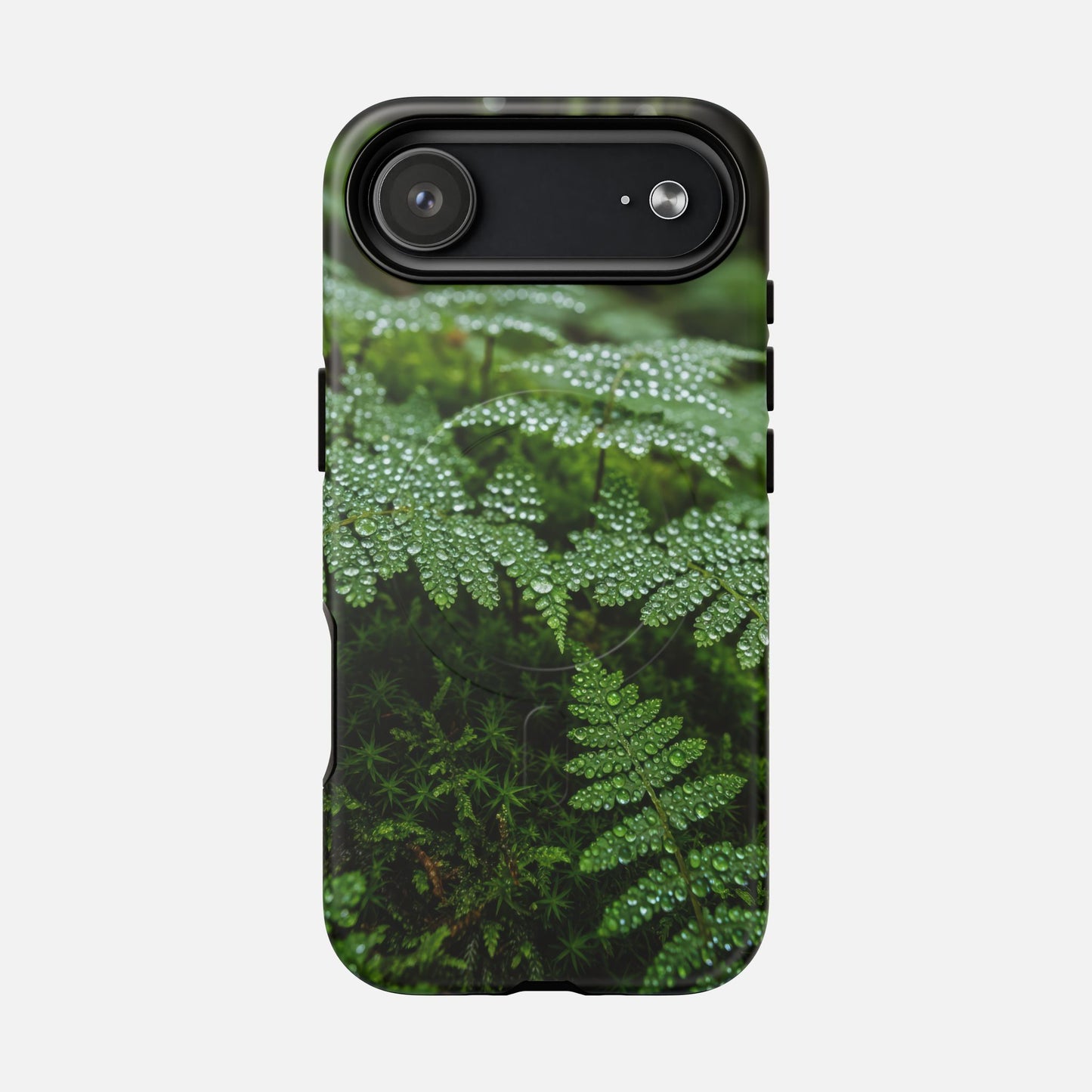 Fern Dew Tough Magnetic Phone Case — Nature Photography Protective Cover iPhone 17 Air Matte Phone Case