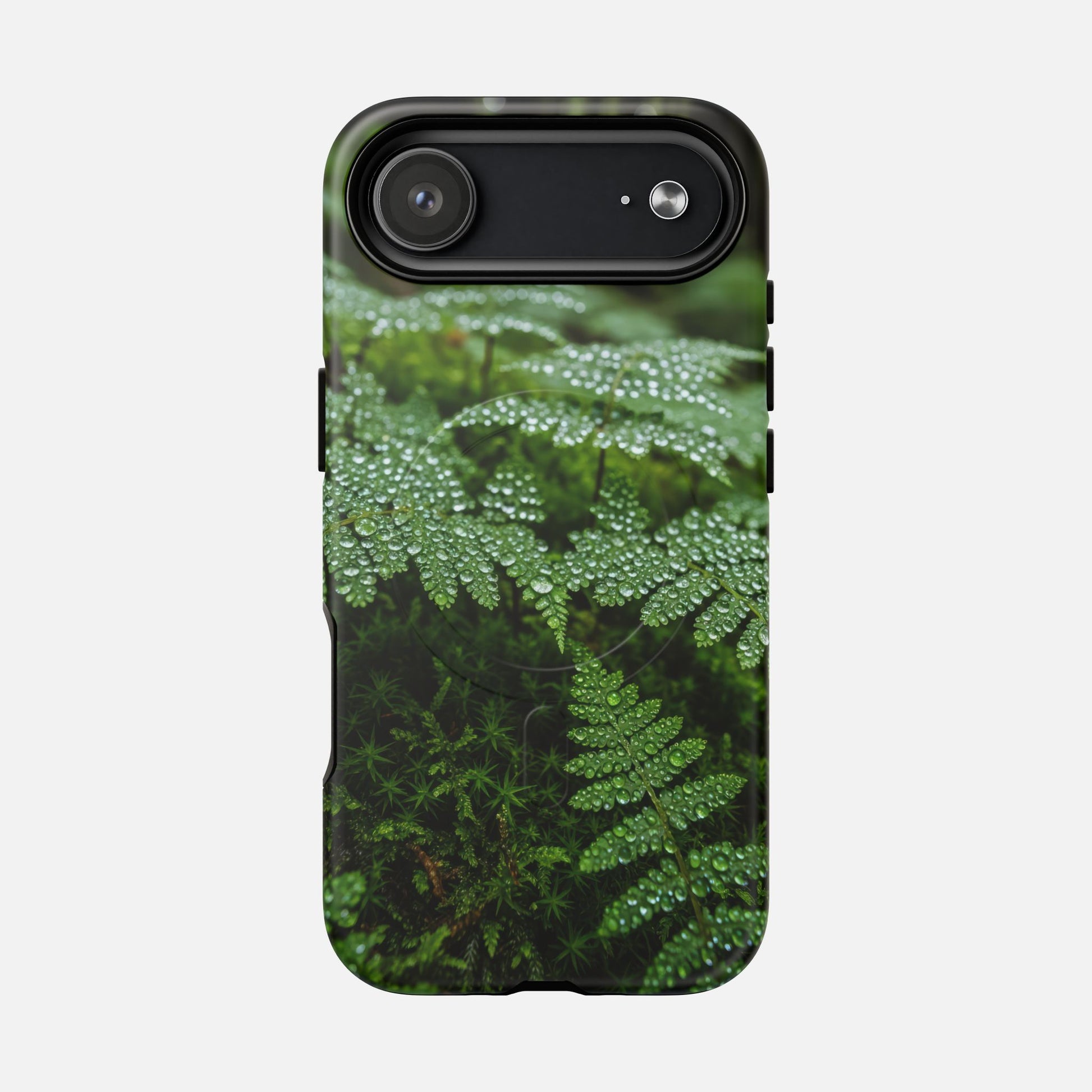 Fern Dew Tough Magnetic Phone Case — Nature Photography Protective Cover iPhone 17 Air Matte Phone Case