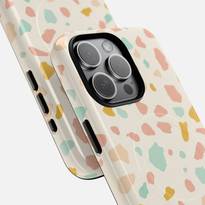 Terrazzo Pastel iPhone Case — Tough Magnetic | MagSafe Compatible
