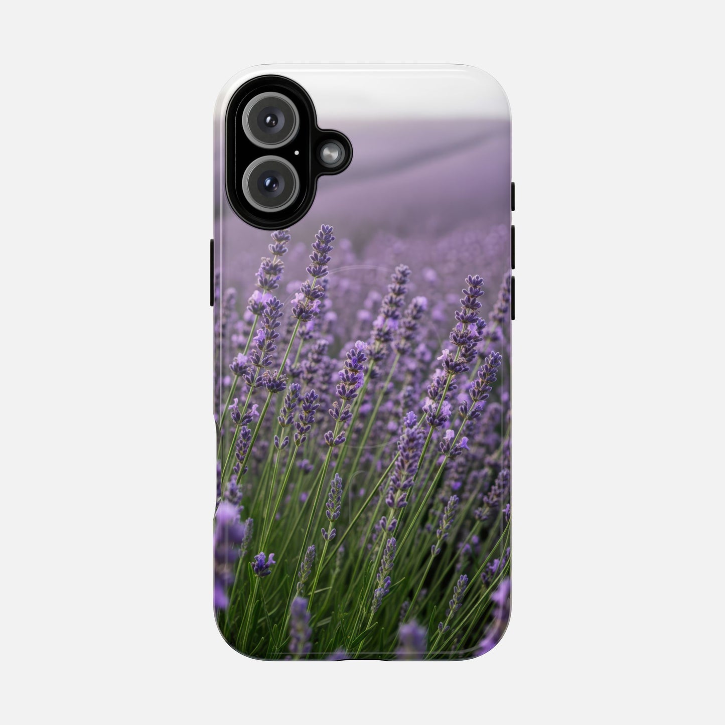Lavender Field Phone Case — Tough Magnetic Protective Case iPhone 16 Plus Glossy Phone Case