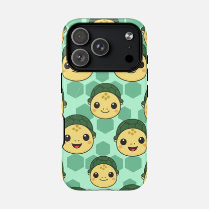 Cute Turtle Pattern iPhone Case — Tough Magnetic | MagSafe Compatible