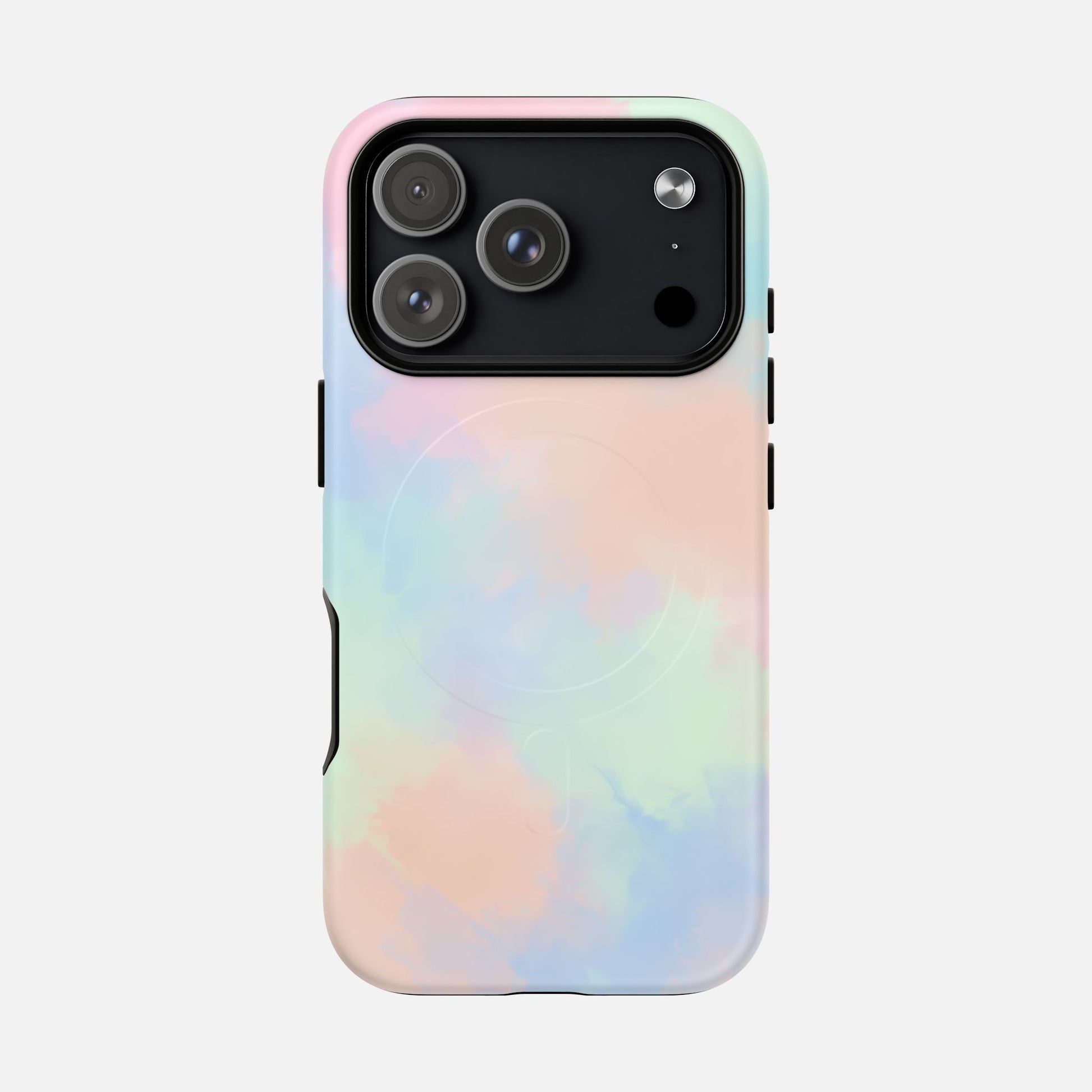 Pastel Watercolor Tough Magnetic Phone Case — Protective MagSafe Compatible Cover iPhone 17 Pro Matte Phone Case
