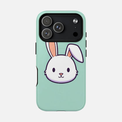 Cute Rabbit iPhone Case — Tough Magnetic | MagSafe Compatible