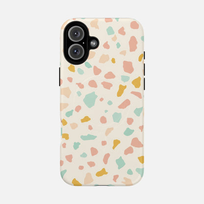 Terrazzo Pastel iPhone Case — Tough Magnetic | MagSafe Compatible