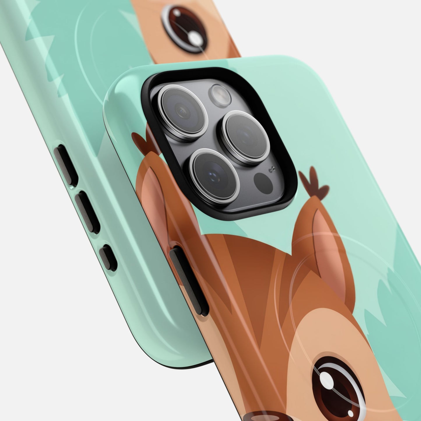 Cute Squirrel With Mint Leaves iPhone Case — Tough Magnetic | MagSafe Compatible
